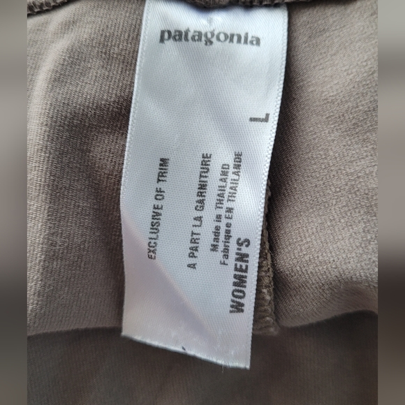 PATAGONIA wide legged yoga leggings Sz L Organic Cotton Blend - Picture 4 of 4